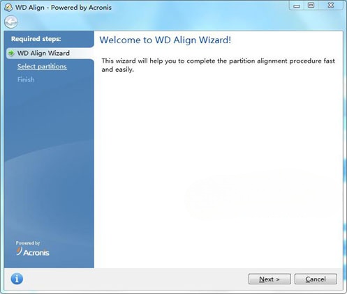 WD Align Utility(硬盘分区4K对齐工具)