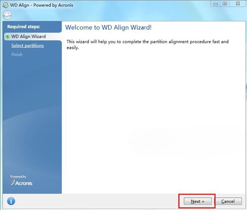 WD Align Utility(硬盘分区4K对齐工具)