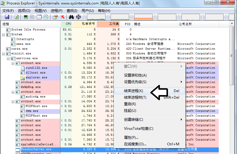 PROCESS EXPLORER任务管理器增强版