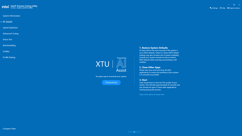 英特尔xtu AI辅助使用教程 英特尔xtu AI辅助使用教程