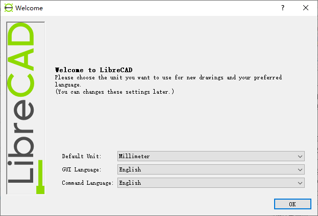librecad中文版怎么设置