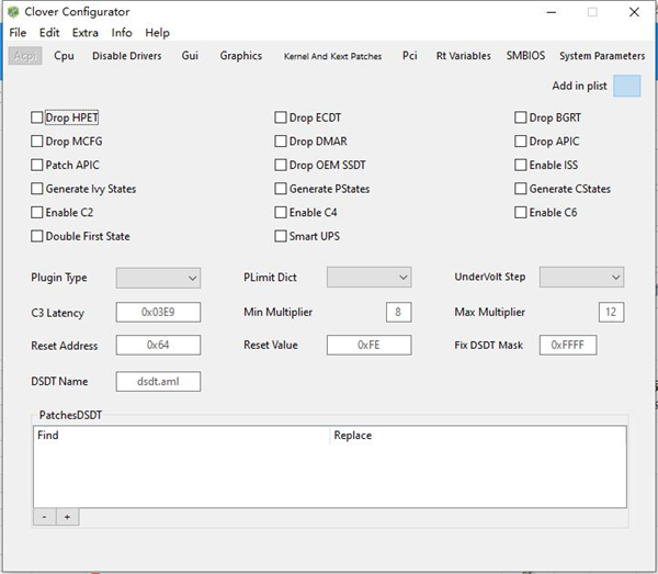 Clover Configurator(CLOVER四叶草配置工具)