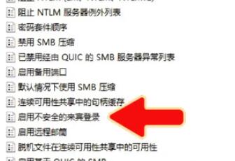 Windows无法访问共享文件夹怎么办?Win11无法访问共享文件的解决方法