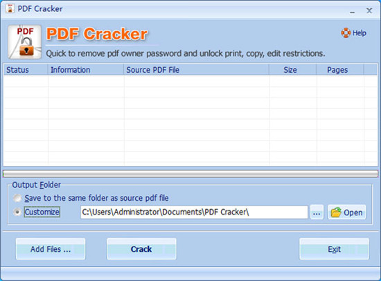 PDF Cracker(PDF解密)