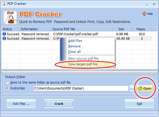 PDF Cracker(PDF解密)